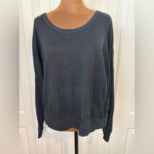 Chaser Women's Soft Black Dolman Sleeve Top Size Small